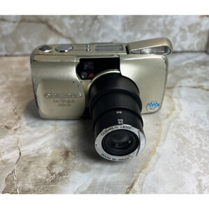 Olympus Infinity Stylus Zoom 105 Point & Shoot Film Camera SEMI TESTED - PARTS